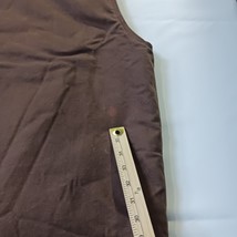 Vintage C.E. Schmidt Workwear TV53BB Men's 2XLR Brown Cotton Blend Full Zip Vest image 3