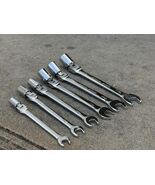 6pcs 12 Point Flex Head Socket Wrench Metric Open End Spanner Wrenches 1... - $53.82 CAD