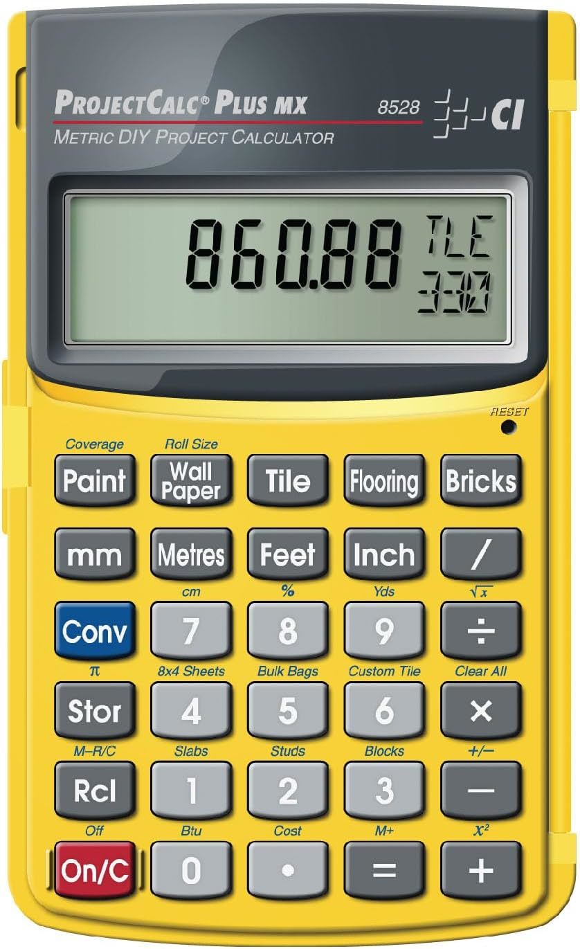 Metric Diy Calculator, Model 8528, From Calculated Industries. - $40.94