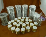 CL-WIRE-1 8+ lbs Wholesale gold + silver craft wire jewelry making craft... - $163.61