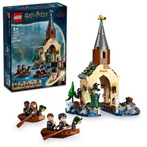 Haarry Potterr Hogwartts Castle Boathouse Creative Building Block Toy - $181.99