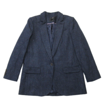 NWoT J.Crew Alfie Blazer in Navy English Wool Herringbone Jacket 8 - £79.75 GBP