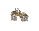 Women&#39;s Earrings 14kt Yellow and White Gold 385566 - £143.52 GBP