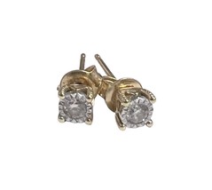 Women&#39;s Earrings 14kt Yellow and White Gold 385566 - £140.02 GBP