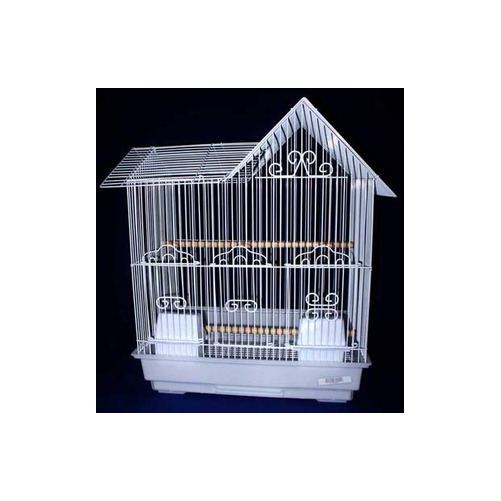 YML Villa Top Bird Cage in White - $69.85