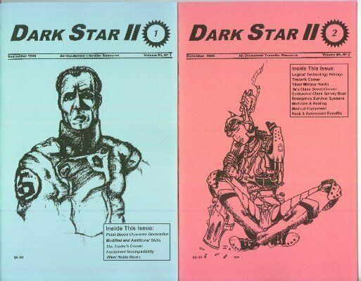 Dark Star II 1-2 - Classic Traveller RPG Fanzines from Australia - $14.00