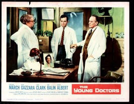 Young Doctors 11&quot;x14&quot; Lobby Card #3 Fredric March Aline MacMahon Ben Gazzara - £33.76 GBP