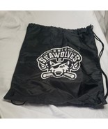 Erie Seawolves Backpack, Sport Drawstring Bag - Black