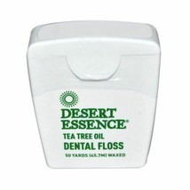 NEW Desert Essence  Organic Dental Floss W/Tea Tree Oil 50 Yards - £6.62 GBP