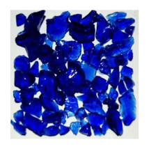 Recycled Chunky Glass, Dark Blue - Size 1 - 0.13-0.25 in. - 1 lbs - $372.91 MXN