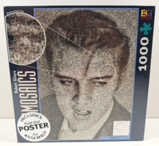 Photomosaics Elvis Presley 1000 Pc Puzzle Vintage Silvers Entertain Fun ... - $25.73