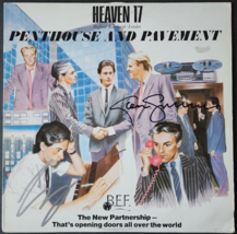Heaven 17 Martyn Ware &amp; Glenn Gregory Signed Album Penthouse And Pavement Jsa - £268.60 GBP