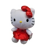 Hello Kitty by Sanrio Plush Red Dress Bow Sitting Stuffed Animal Plush 1... - £14.21 GBP