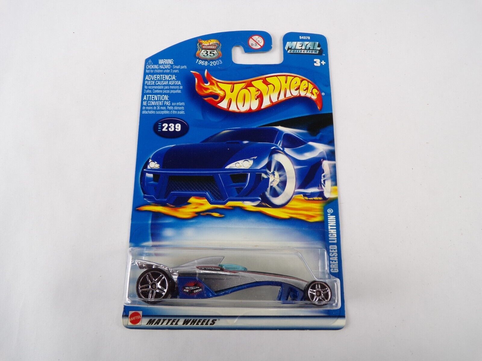 Van / Sports Car / Hot Wheels Greased Lightnin # 239 54378 #H1 - $6.99
