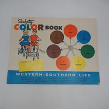 Western Southern Life Insurance Safety Coloring Book Advertising - $14.84