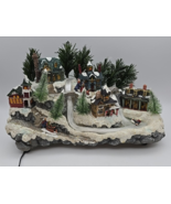 2003 Avon Christmas Fiber Optic Village Color Changing Plug In Holiday D... - $558.00 MXN