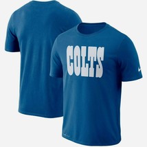 Indianapolis Colts Mens Nike Dri-Fit Cotton Wordmark T-Shirt - Large - NWT - £18.87 GBP