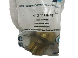 Pex Copper CPVC Fitting 1&quot; x 1&quot; MNPT U140LFA - £24.97 GBP