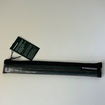 STARBUCKS Reusable Straws &amp; Brush Set w/ Mesh Bag 24oz Venti Green Straw... - £11.28 GBP