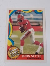 John Settle Atlanta Falcons 1989 Topps 1000 Yard Club Card #23 - £0.78 GBP