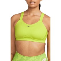 Nike Women&#39;s Alpha Padded Adjustable Sports Bra DD0430-321 Neon Green Size SA-C - £54.23 GBP