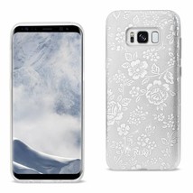Reiko Samsung Galaxy S8/ Sm Shine Glitter Shimmer Plum Blossom Hybrid Case In S - £7.97 GBP