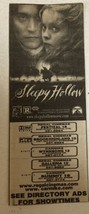 Sleepy hollow Vintage Movie Print Ad Johnny Depp Christina Ricci Tpa27 - £4.57 GBP