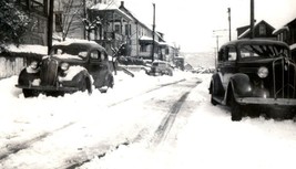 1915 Photograph Heavy Snow 21 Cliff St Waterbury, Ct - £10.02 GBP