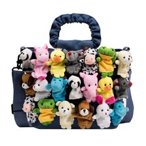 Fashion Women Denim Bucket Cartoon Toy Decoration Handbags and Purses for Female - £39.66 GBP