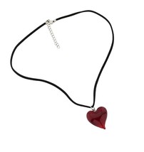 Passione Red Heart Murano Necklace - £126.03 GBP