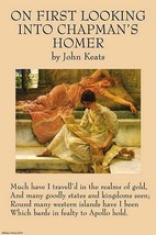 On First Looking into Chapman&#39;s Homer by John Keats - Art Print - £17.20 GBP+