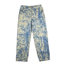 Rachel Comey Jeans Womens 8 Blue White Tie Dye High Rise Straight Leg De... - $35.63