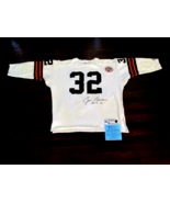 JIM BROWN # 32 HOF 71 BROWNS SIGNED AUTO VTG CHAMPION JERSEY ONLINE AUTH... - €1.117,66 EUR