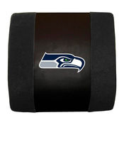 NEW NFL Seattle Seahawks Team Logo Lumbar Seat Cushion black memory foam 13 in. - £11.93 GBP