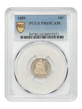 1889 10C PCGS PR65CAM - £1,176.85 GBP