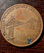 1938 Thousand Islands Bridge Dedication Coin New York U.S. Canada - $27.01 CAD