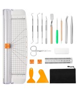 Vinyl Cutter Tools, Craft Weeding Tools Set With Paper Cutter, Scrapbook... - £26.73 GBP