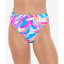 Salt + Cove Juniors&#39; Tropical Breeze High-Cut Bikini Bottoms Pink Blue XL - £6.17 GBP