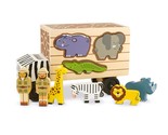 Melissa &amp; Doug Animal Rescue Shape-Sorting Truck - Wooden Toy With 7 Ani... - £33.56 GBP