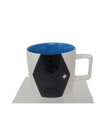 2014 Starbucks Las Vegas Star 14 oz Coffee Mug White W/ Matte Black Diamond - £13.18 GBP