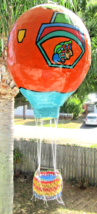Handmade Hand Painted Paper Mache Hot Air Balloon with Aztec Design 21&quot; ... - $69.30