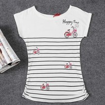 Summer Girls Short Sleeve T-Shirts Casual Women  Printing Tee Tops Students Fash - £60.79 GBP
