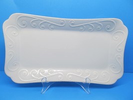 Lenox French Perle Rectangular Serving Platter 13&quot; - £39.16 GBP