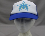 Seattle Mariners Hat - Trident Logo Trucker Hat - Adult Snapback - £38.83 GBP