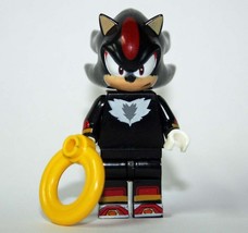 Minifigure Custom Toy Shadow from Sonic the Hedgehog movie - £4.39 GBP