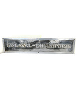 RARE Dairy De Laval Enterprise Milk Industrial Cast Metal Iron Sign Heav... - £170.17 GBP