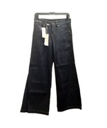 BCBG MAXAZRIA Woven Denim Pants Women Jeans Flare Legs Bell Bottom Size 25 Black - $39.59
