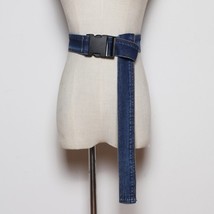 HATCYG Female Waist Belt Bag Vintage Denim Pocket Crossbody Bags Women F... - £30.45 GBP