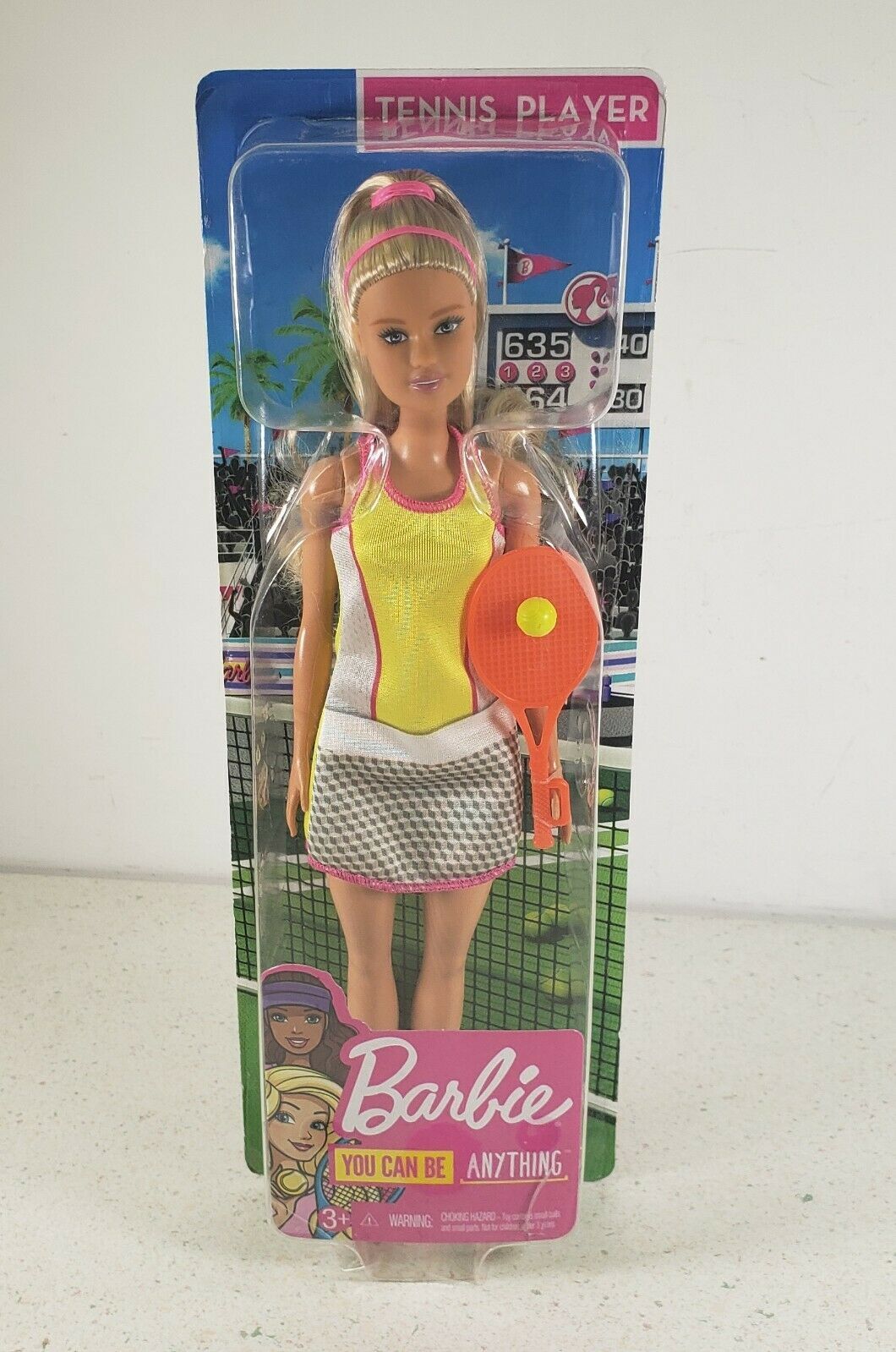 Barbie Career Tennis Player Doll Blonde, Pink Sneakers And Ponytail  NEW Sealed - $21.72