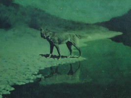 Moonlight Wolf by Frederic Remington Western Giclee Art Print + Ships Free - £29.29 GBP+